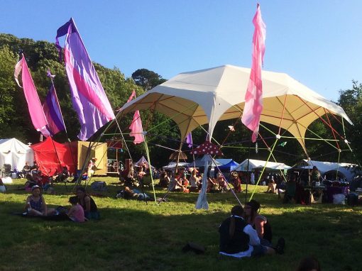 Sunshade canopy for summer events